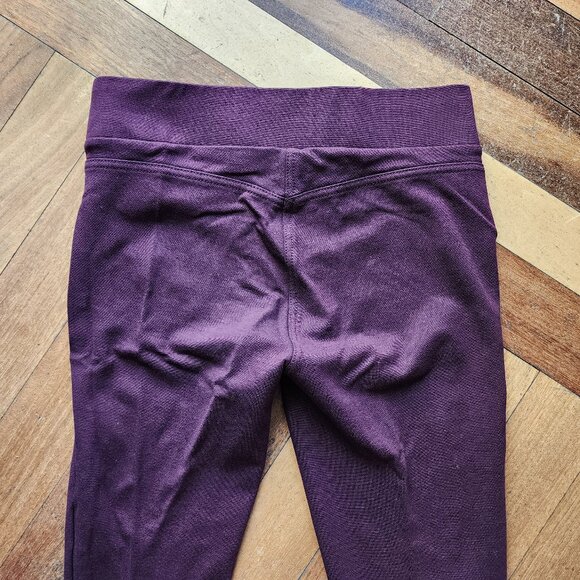 LOFT Deep Purple Leggings Size Small - Picture 12 of 13